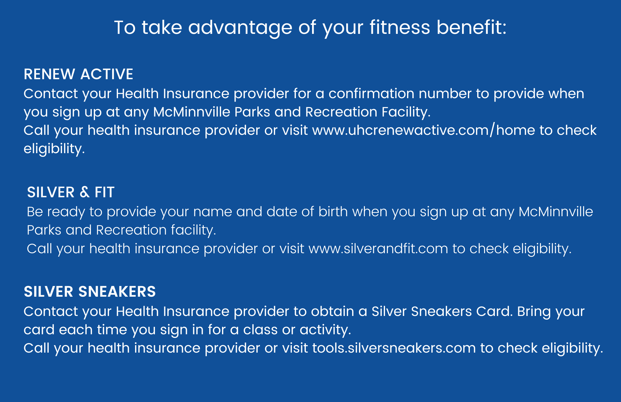 Healthcare Memberships McMinnville Oregon