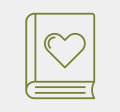 book with heart icon