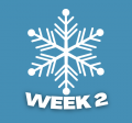 snowflake with words week two