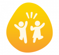 yellow icon with children