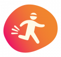 orange icon runner