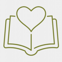 book with heart icon