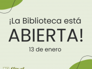 abierta 13 de enero