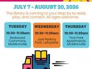 Bookmobile schedule in english