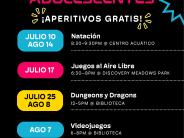 Teen Summer Fun Flyer Spanish