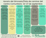 Horario Centro Comunitario