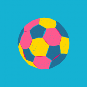 soccer colorful soccer ball
