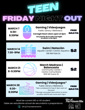 March Teen Game Nights
