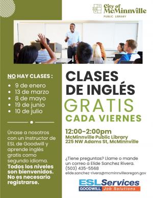 2026 classes de ingles 