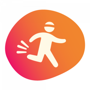 orange icon runner