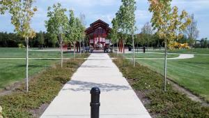 Chegwyn Farms Neighborhood Park Sidewalk Entry