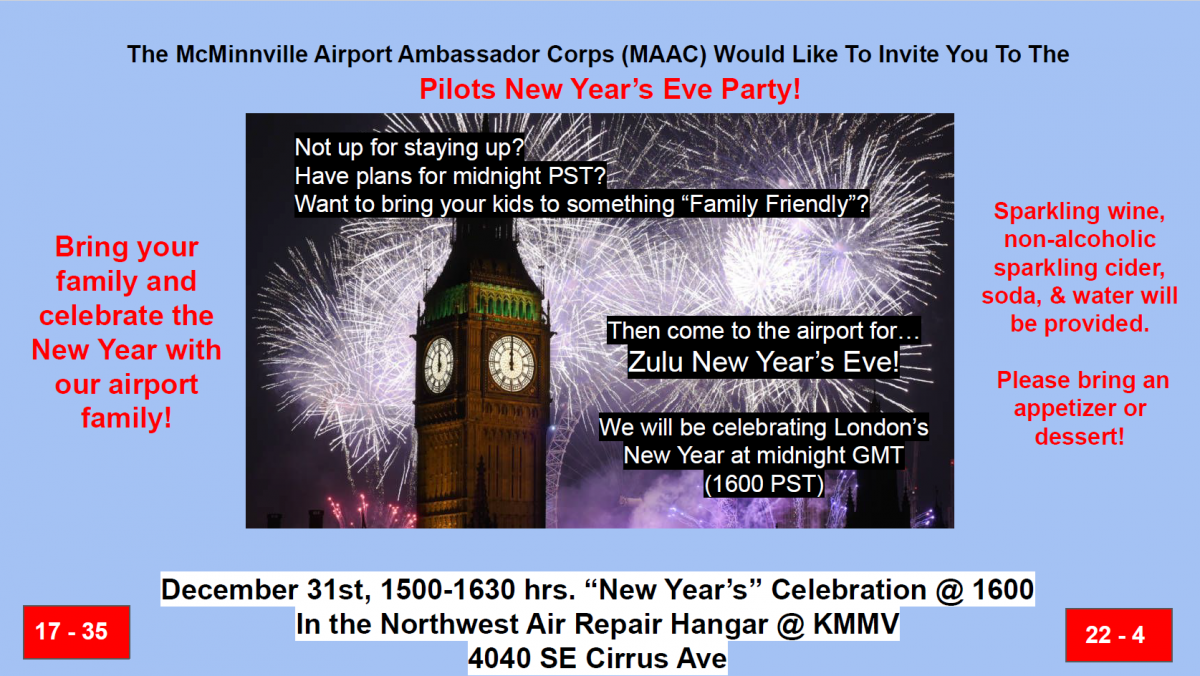 MAAC New Year's Eve Celebration