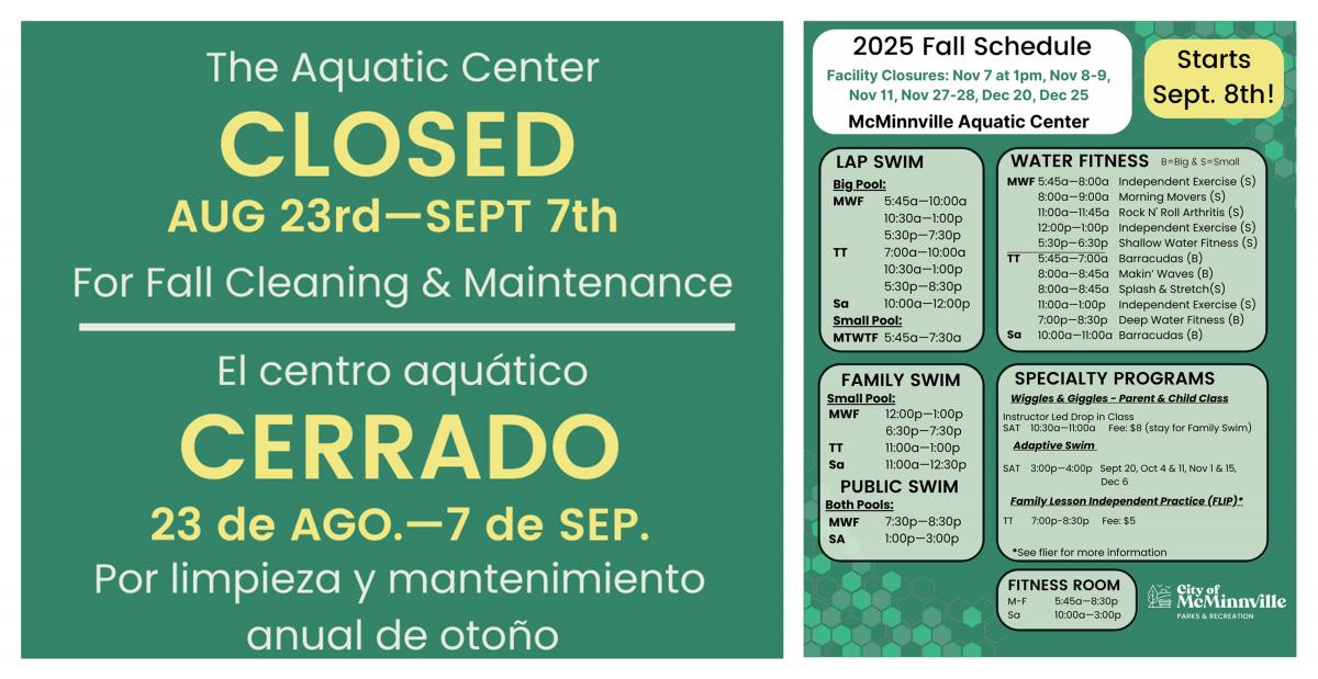 Closed for cleaning will reopen September 8th!