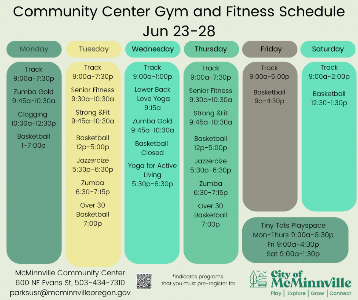 Weekly Schedule