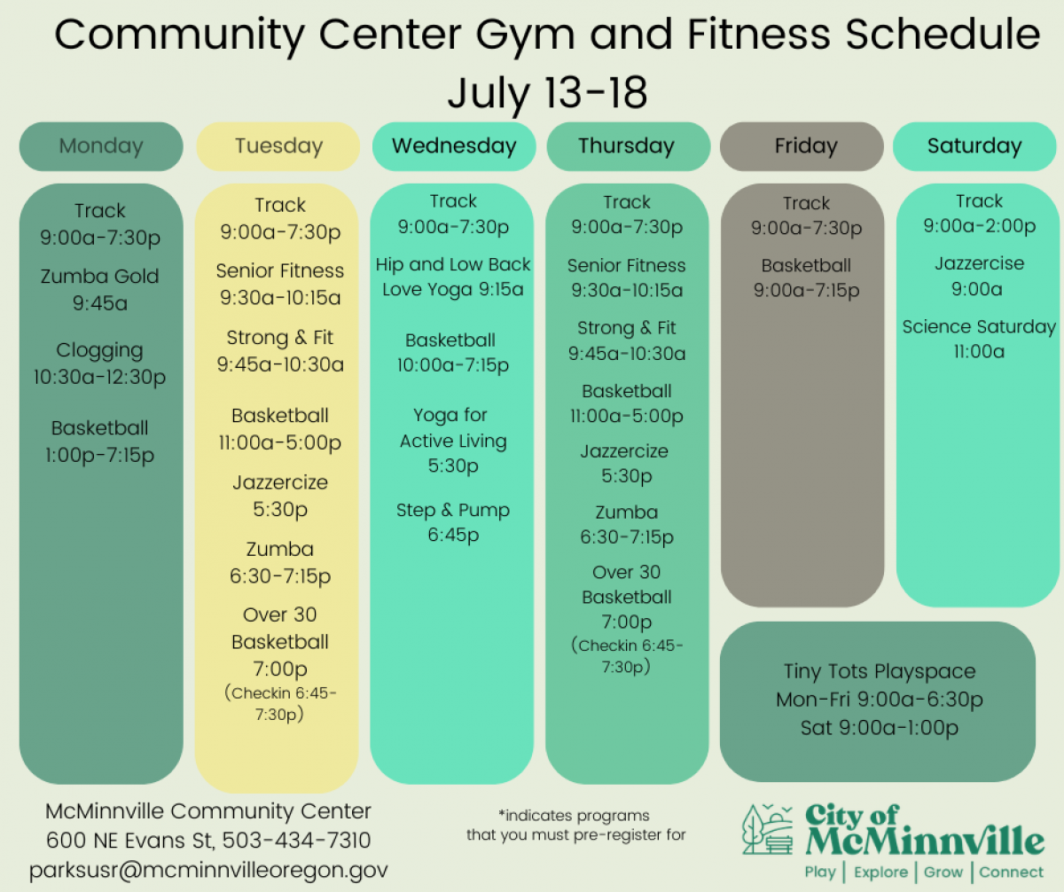 Weekly Schedule