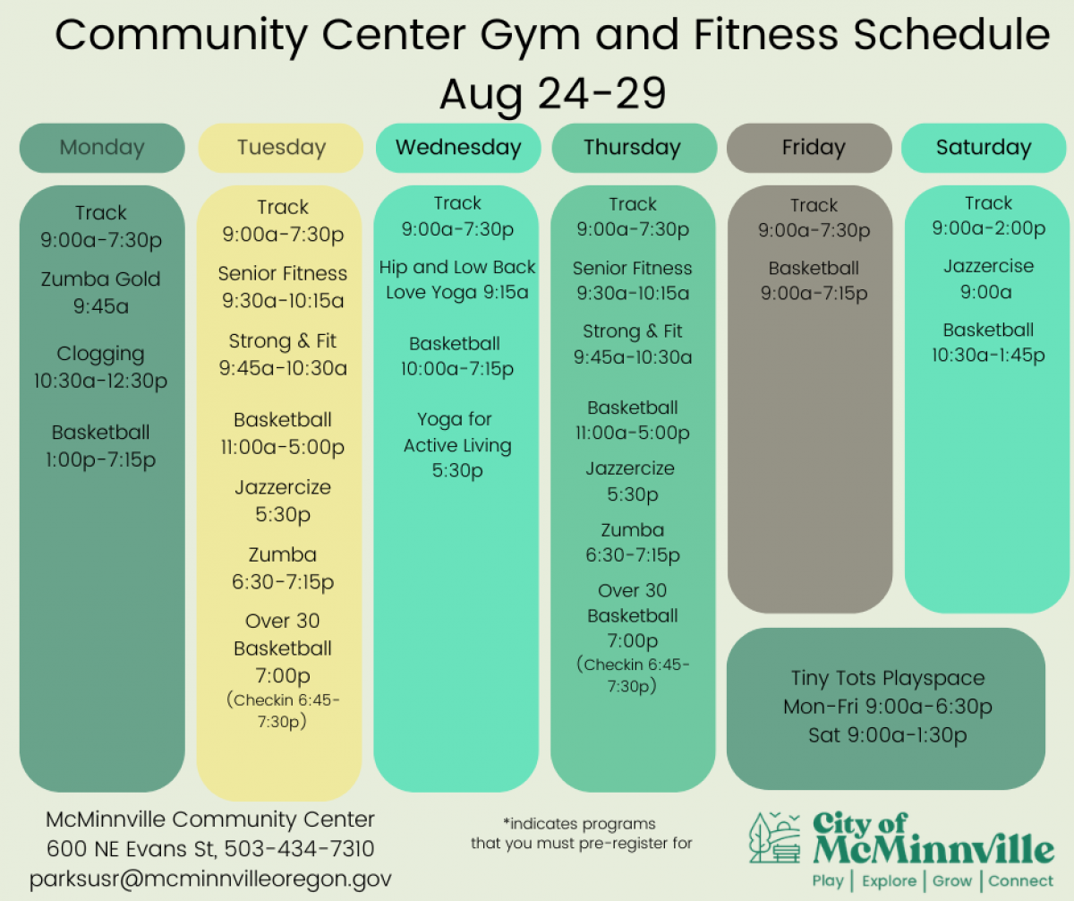Weekly Schedule