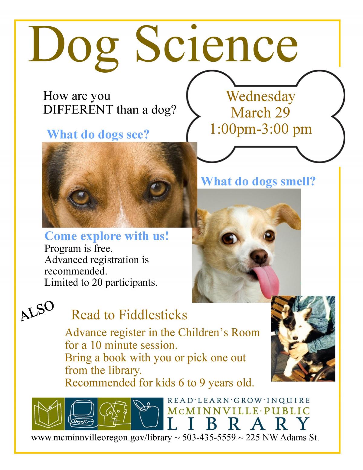 Dog Science flyer