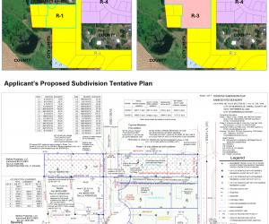 Zone Change Map and Tentative Plan Map