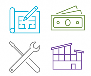 Construction Plans, Funding, Tools, and House