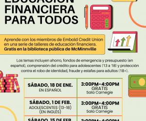 Financial Literacy schedule spanish