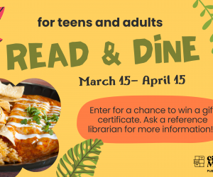Read and Dine - Spring 2025