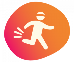 orange icon runner