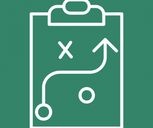 clipboard with lines and x's icon