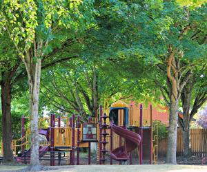Play Structure at Bend-O-River Mini-Park